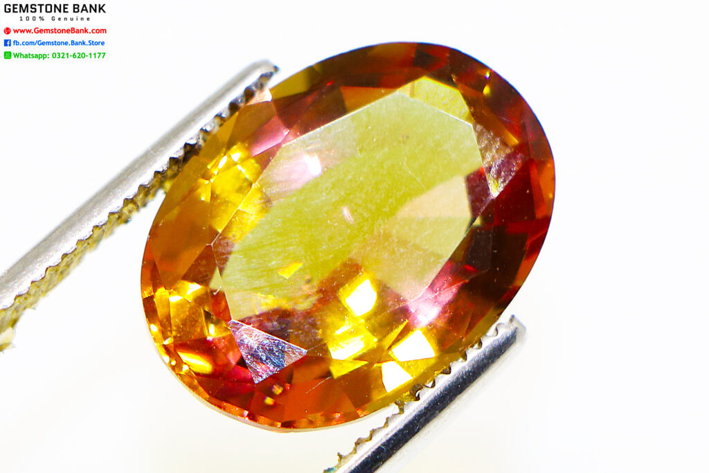 Loose Zultanite Gemstone with Tweezer