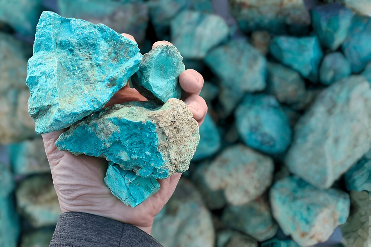 Raw or Rough Turquoise Mineral stones